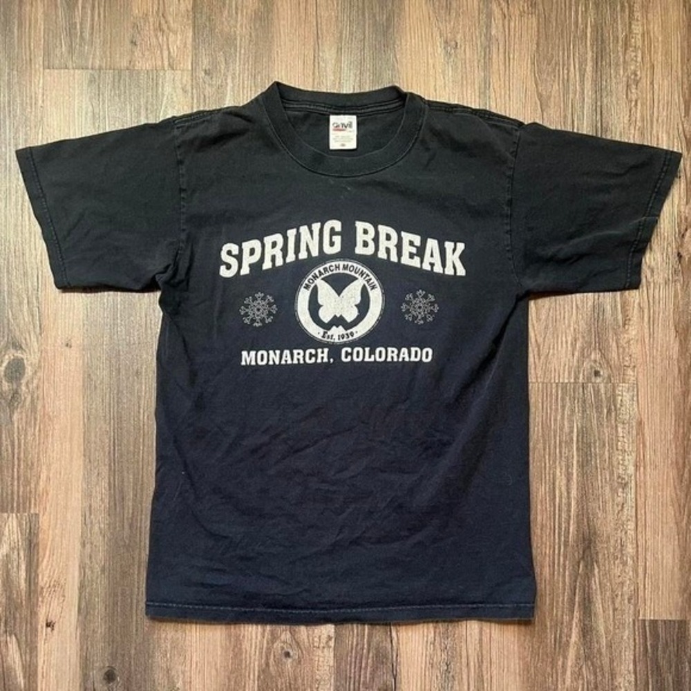 Monarch Mountain Colorado T Shirt Mens Size M Spring‎ Break Graphic Tee
